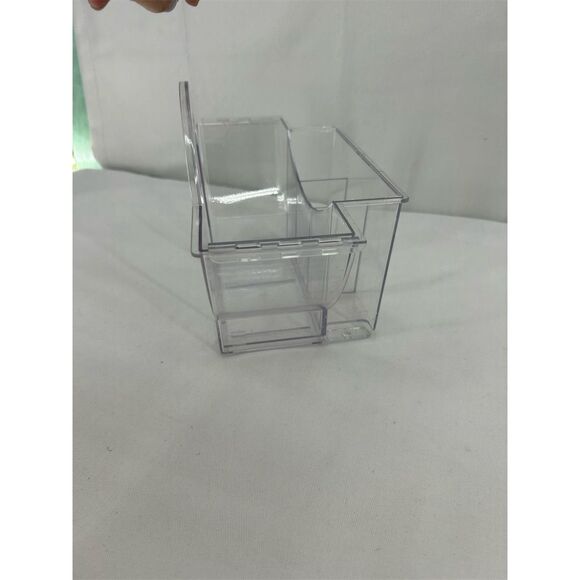 Pampered Chef Clear Acrylic Organizer Storage Case Paper Plates Picnic - Picture 4 of 5